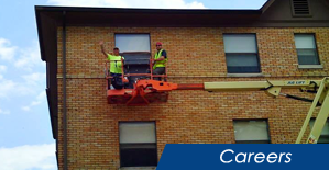 Cleaners on Crane - Window Cleaners